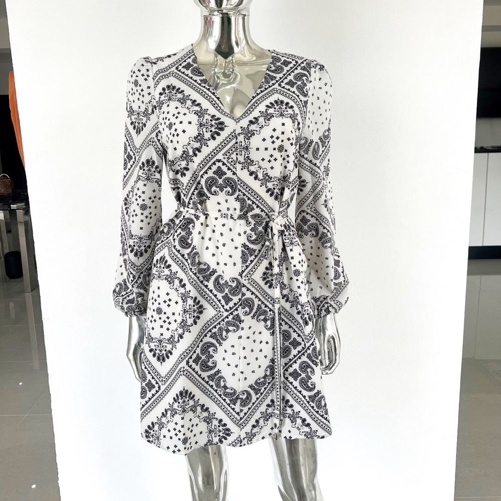 Black and White Dress